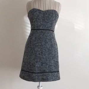 Kimichi blue tweed dress nwot